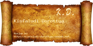 Kisfaludi Dorottya névjegykártya
